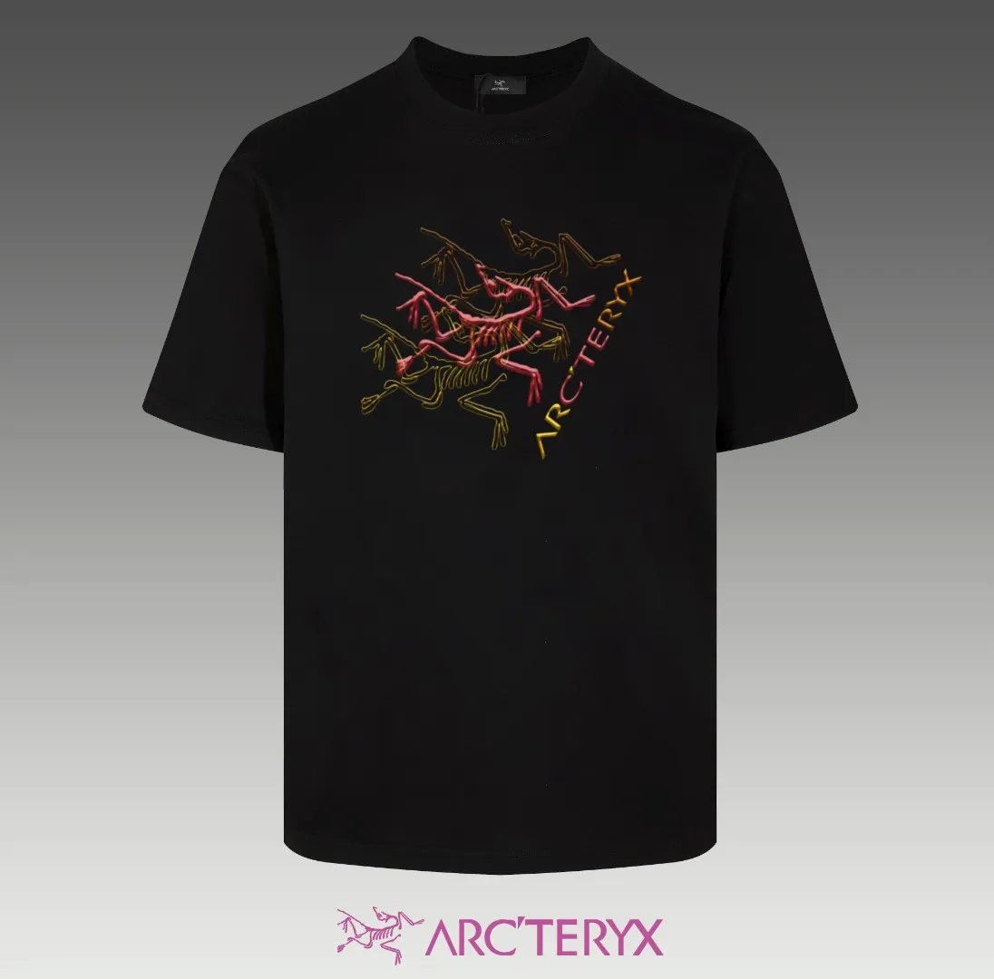 Quality《Arc’teryx~ 》2024New Arrival T , Versatile Quality ‼ 32 G ‼ T 🤪 Sizes：S-M-L-XL-2XL ：Black White、 Same Style
